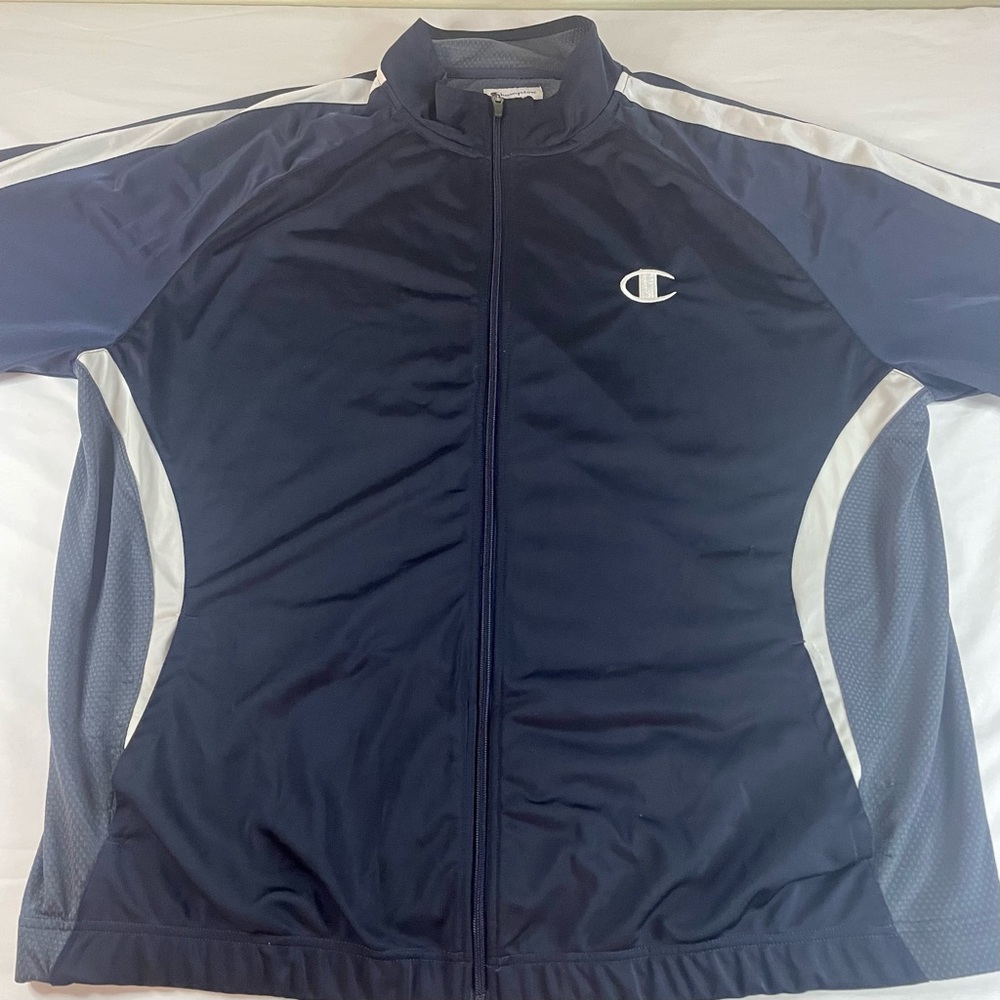 Vintage Champion Track Suit Jacket full zip up XXL (Navy)